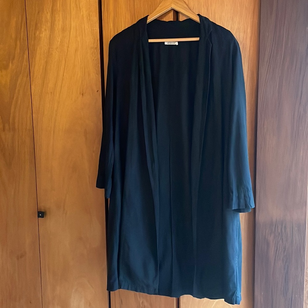 Ali Golden black silk coat